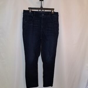 Wit & Wisdom Women's Size 14 Deep Indigo Ankle Jeans #34